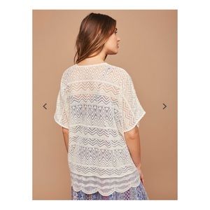 Motherhood Maternity - White Lace Cardigan